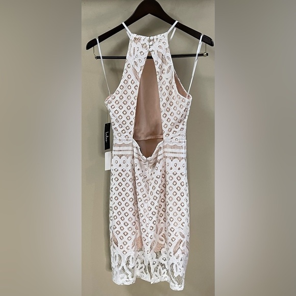 Lulus Steal a Kiss White Lace Dress NWT Size Medium - Picture 5 of 11